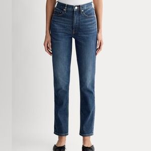 Everlane The Cheeky Jean Vintage Dark Blue Denim Wash 29W 28.5L